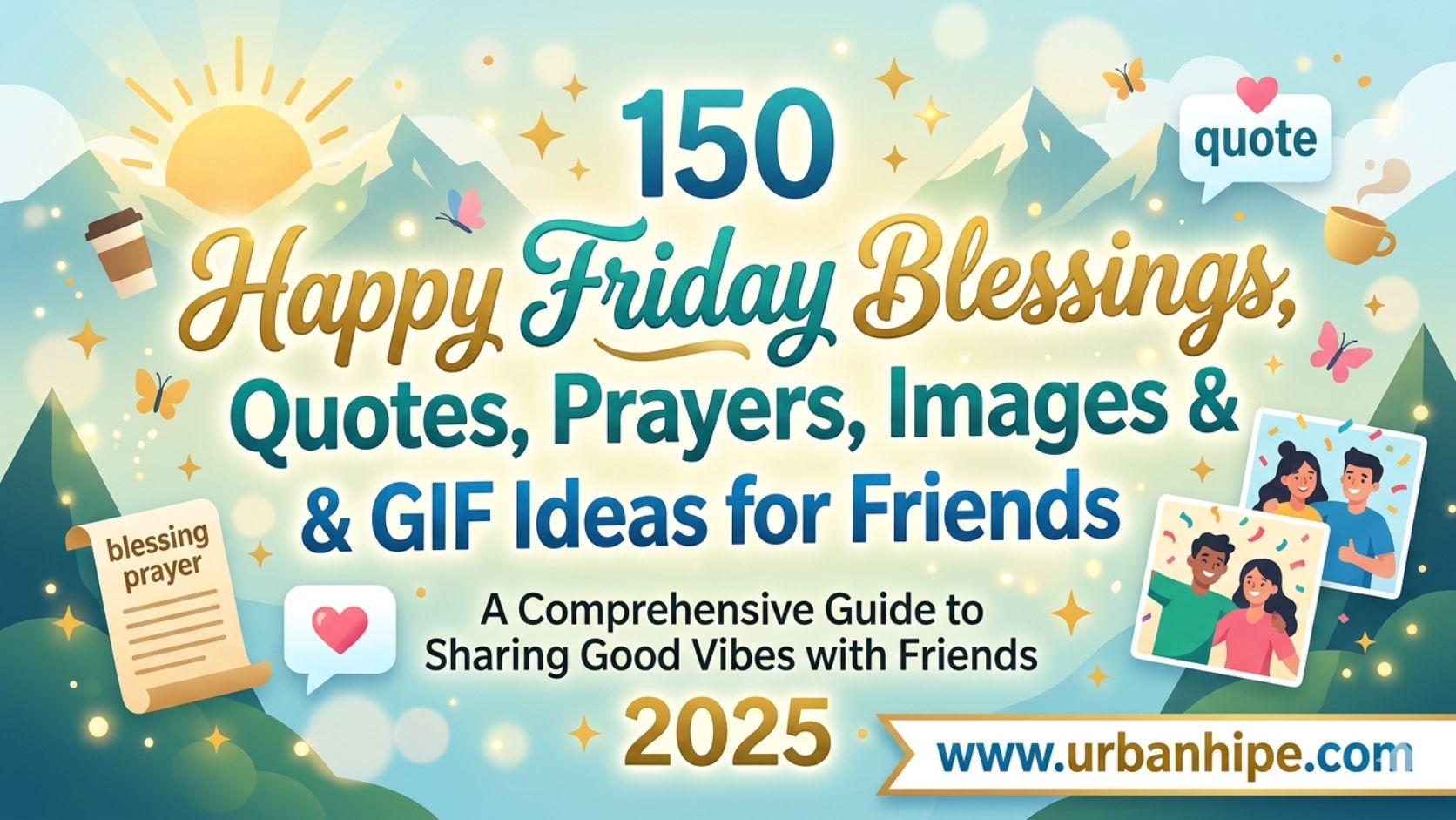 150 Happy Friday Blessings, Quotes, Prayers, Images & GIF Ideas for Friends 2025