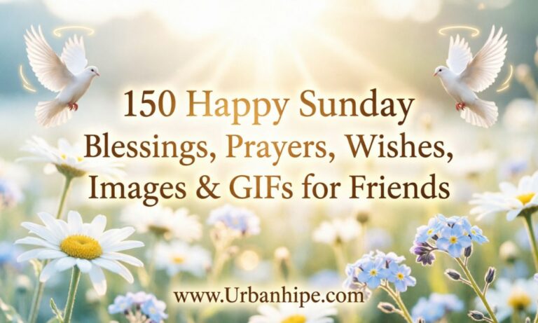 150 Happy Sunday Blessings, Quotes, Prayers, Wishes, Images & GIFs for Friends