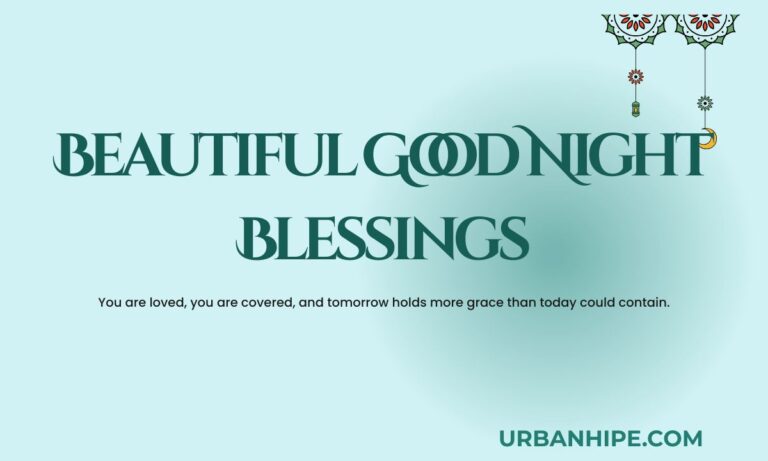 Beautiful Good Night Blessings