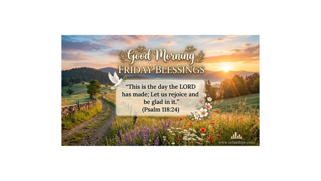 Good Morning Friday Blessings