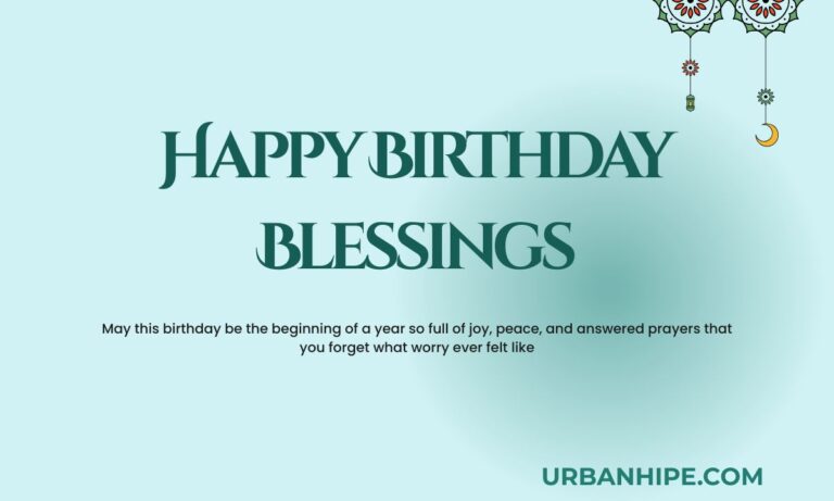 Happy Birthday Blessings