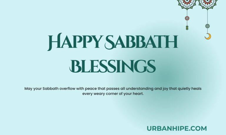 Happy Sabbath Blessings
