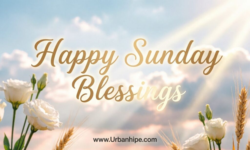 Happy Sunday Blessings