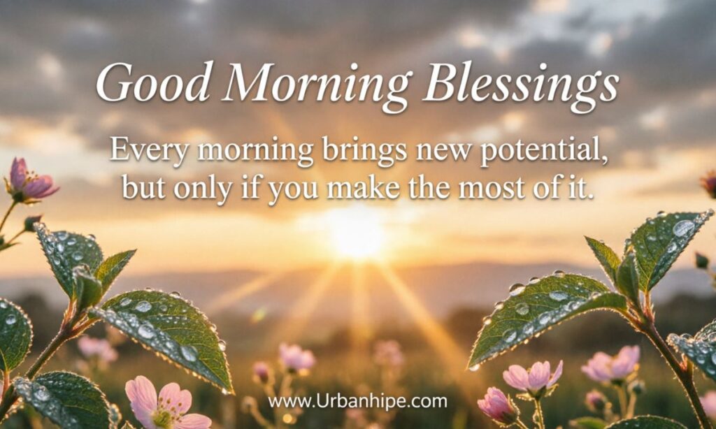 Inspirational Good Morning Blessings and Quotes