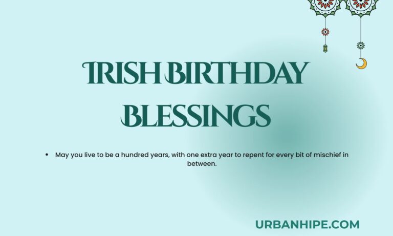 Irish Birthday Blessings