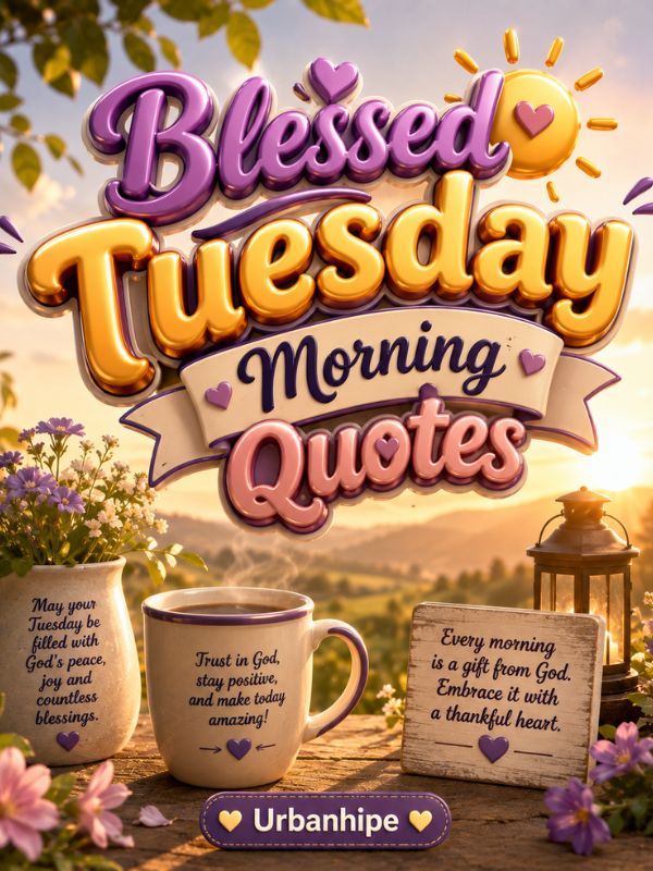 Blessed Tuesday Morning Quotes