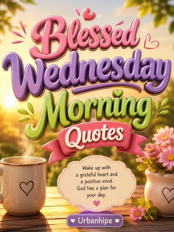 Blessed Wednesday Morning Quotes