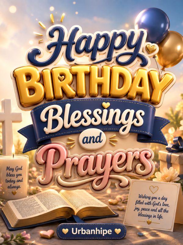 Happy Birthday Blessings and Prayers