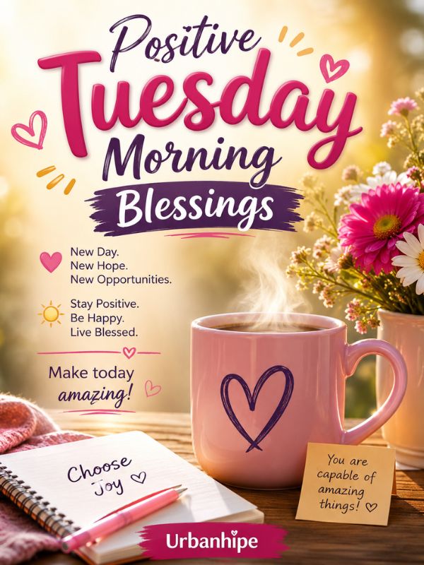 Positive Tuesday Morning Blessings