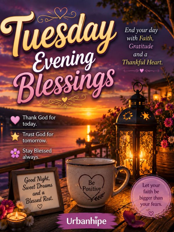 Tuesday Evening Blessings